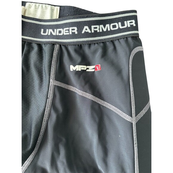 Under Armour MPZ1  Adult Men's Black Utility Sliding Shorts Compression Medium - Picture 7 of 7